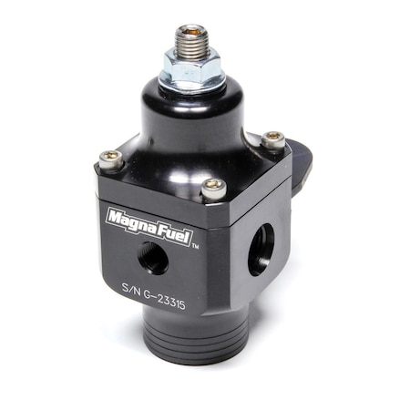 Magnafuel MP-9633-BLK 2-Port Fuel Regulator with 10AN Inlet & 6AN Outlets MRFMP-9633-BLK